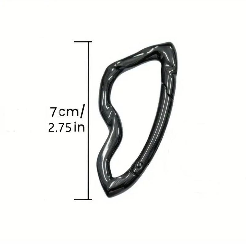 Y2K 2000s Style Oval Carabiner Belt Loop Accessory - Nostalgic Fashion Accessory for Bags and Belt Loops belt  carabiner