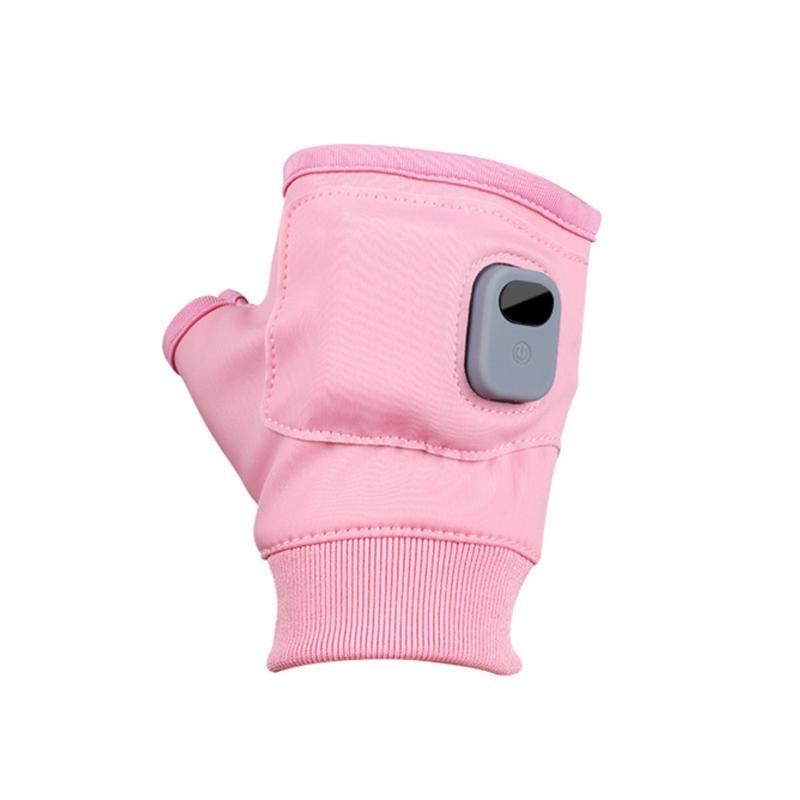 Portable Heating Gloves with Digital Display, 1 Pair Rechargeable Hand Warmer, Heated Gloves with Three Temperature Modes for Home Use