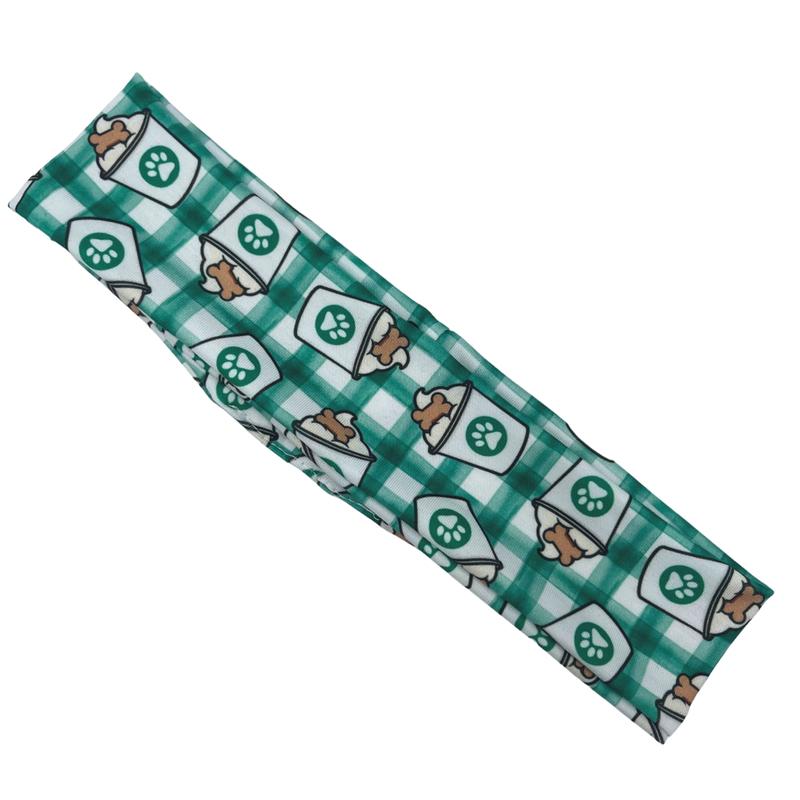 Pup Cup - Green Athletic Headband