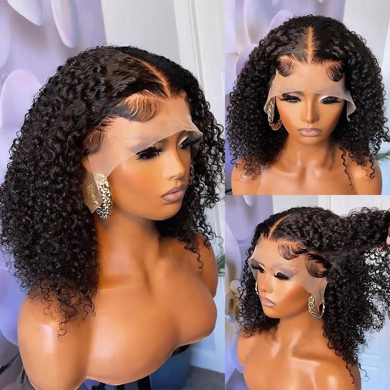 Cheap Deep Curly Wave Short Bob Wig Human Hair Hd Full Lace Front Wig Vendor Raw Indian Virgin Lace Frontal Wig For Black Women