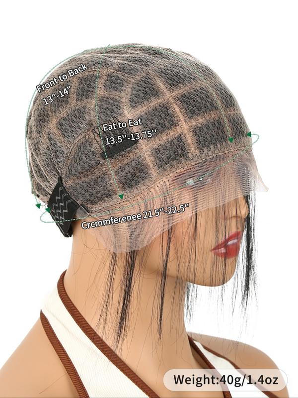 Breathable Lace Crochet Wig Cap, Natural Knots Braided Wig Cap for Braiding Full Lace Braided Wig, Glueless Crochet Wig Cap for Making Crochet Hair Braids Hairstyles