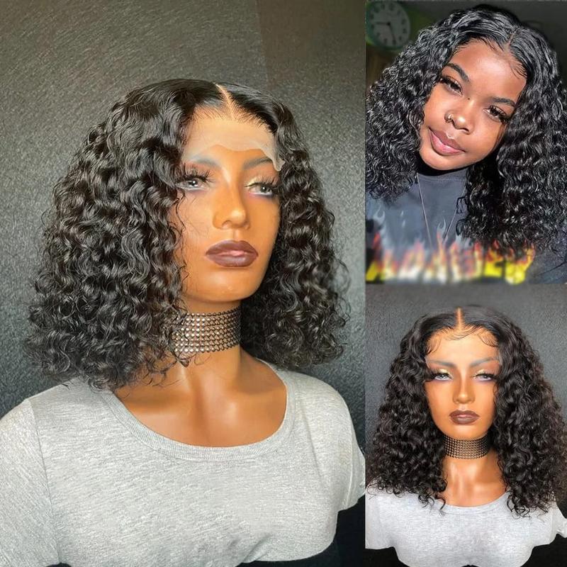 Cheap Deep Curly Wave Short Bob Wig Human Hair Hd Full Lace Front Wig Vendor Raw Indian Virgin Lace Frontal Wig For Black Women