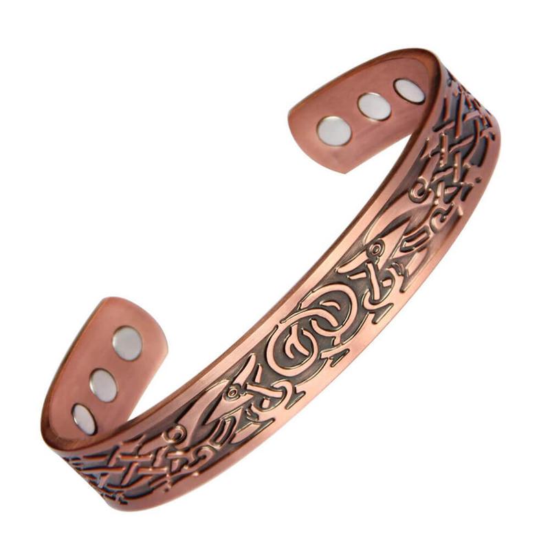 Adjustable Tree of Life Strap Magnetic Magnetic Therapy Copper Bracelet Suitable for Men and Women