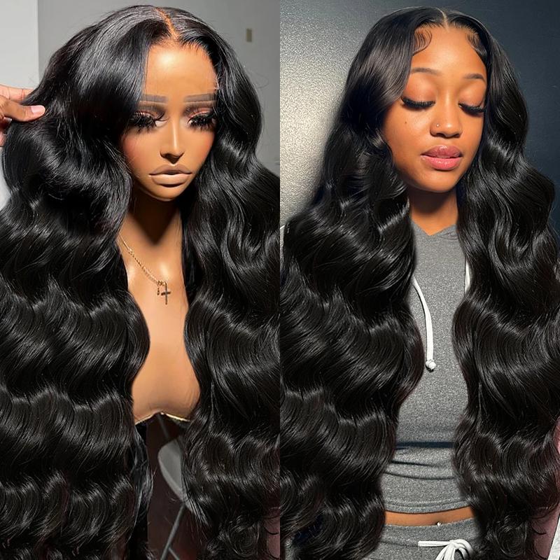 STERLY 13x6 Transparent Lace Body Wave Full Frontal Wigs 180%density