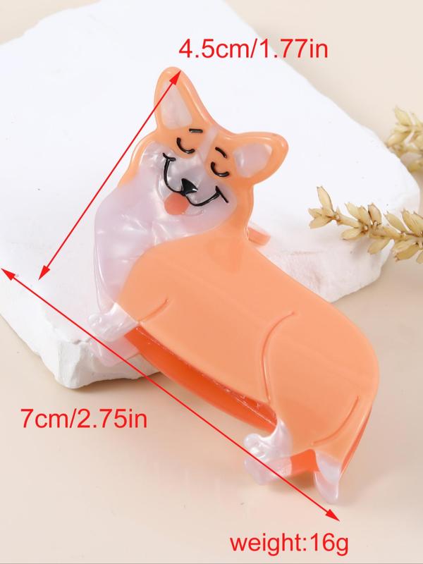 Cute Dog Design Hair Claw for Women, Fashion All-match Hair Accessories, Trendy Accessories for Party and Daily Life