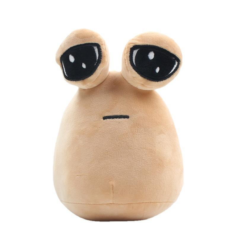 Pou Plush Cute Alien Doll Keychain Keyring Decoration Stuffed Animals Gifts