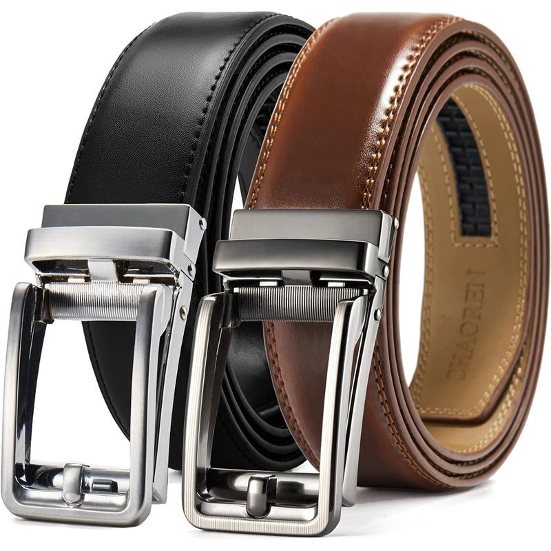 CHAOREN Click Belt for men - Mens Leather Belt 1 3 8