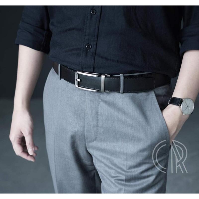 CHAOREN Click Belt for men - Mens Leather Belt 1 3 8