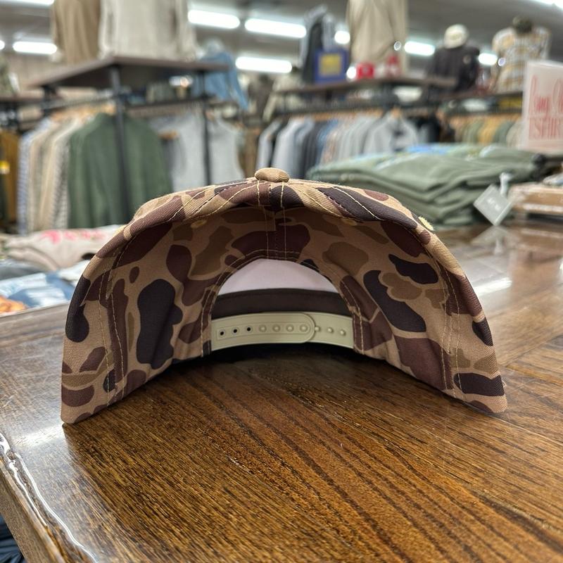 Leather Patch Rope Hat - Duck Camo