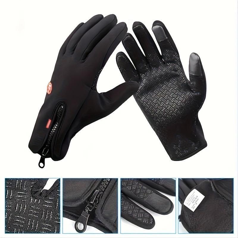 1 Pair Winter Touch Screen Water Resistant Windproof Gloves