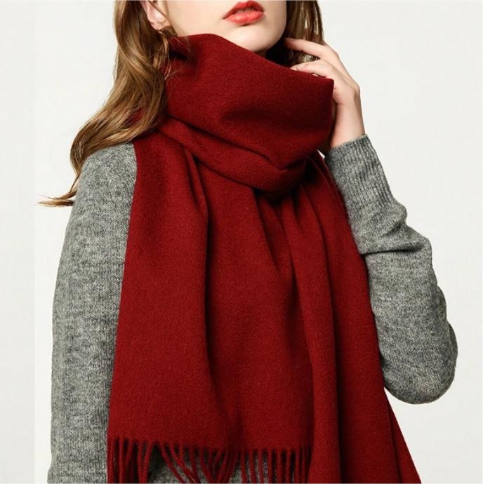 V'Secret Fashionable Versatile Women's Solid Color Warm Scarf Accessories Women Gift For Her