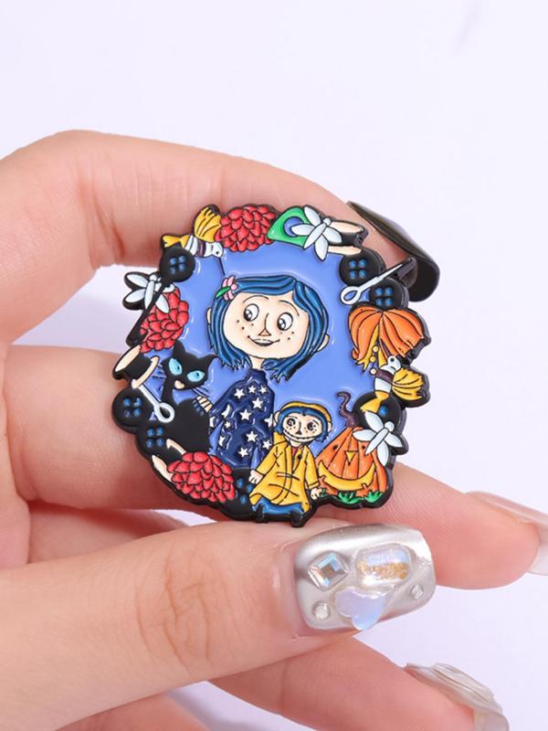 Cartoon Movie Series Brooch, Cute Enamel Pin Suitable for Backpacks, Jeans, Scarves, Hats Decoration, Fashion Accessories for Women & Men Dainty Gift for Your Love