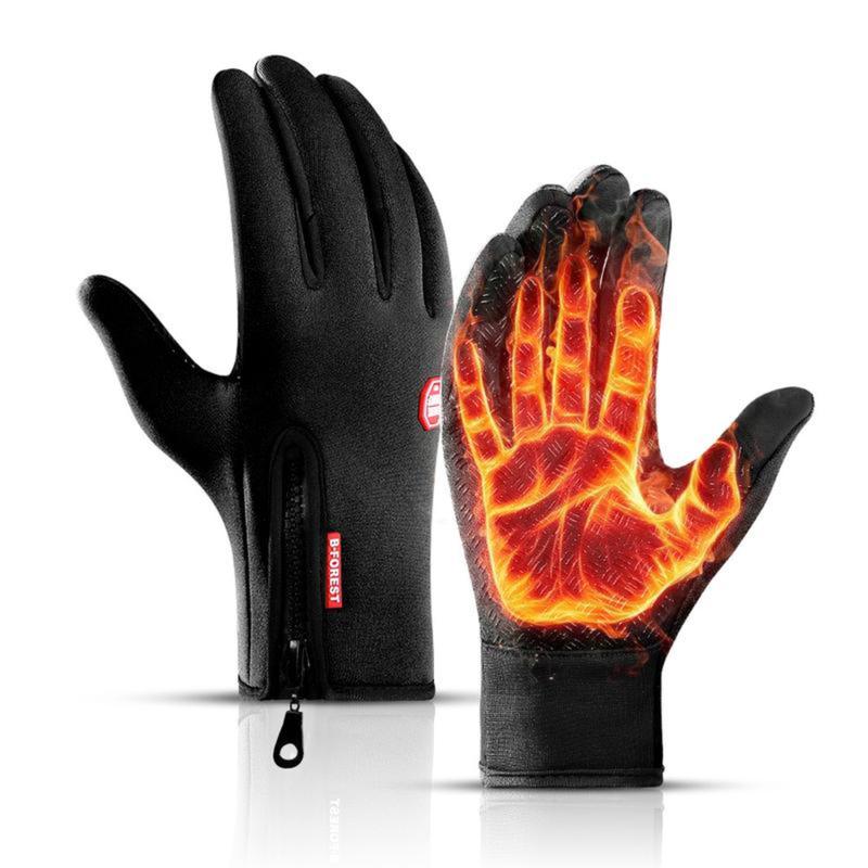 1 Pair Winter Touch Screen Water Resistant Windproof Gloves