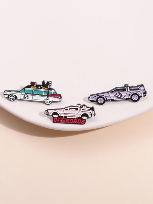 Cartoon Car Design Brooch, Cute Car Design Brooch, Fashionable Clothes Accessories for Men & Women, Trendy All-match & Exquisite Brooch for Birthday Gift