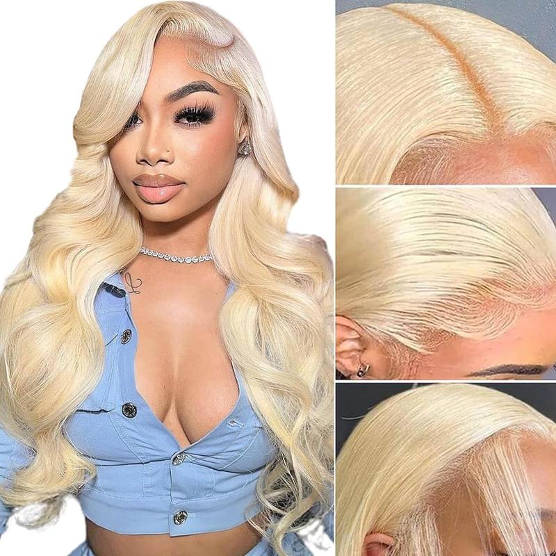 Blonde 613 Wigs Body Wave Lace Front Wigs 13x6 HD Lace Front Human Hair Wigs Pre Plucked HD Lace Wigs For Women 180 Density