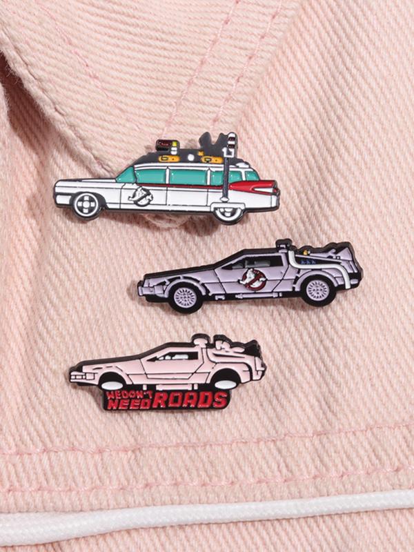 Cartoon Car Design Brooch, Cute Car Design Brooch, Fashionable Clothes Accessories for Men & Women, Trendy All-match & Exquisite Brooch for Birthday Gift