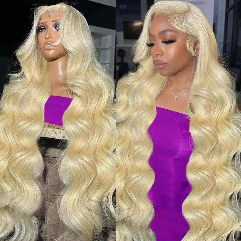 Blonde 613 Wigs Body Wave Lace Front Wigs 13x6 HD Lace Front Human Hair Wigs Pre Plucked HD Lace Wigs For Women 180 Density