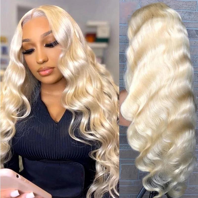 Blonde 613 Wigs Body Wave Lace Front Wigs 13x6 HD Lace Front Human Hair Wigs Pre Plucked HD Lace Wigs For Women 180 Density