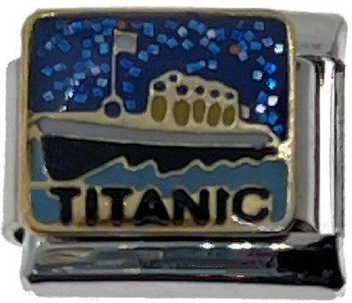 Italian Charm Link Titanic Ship 9mm