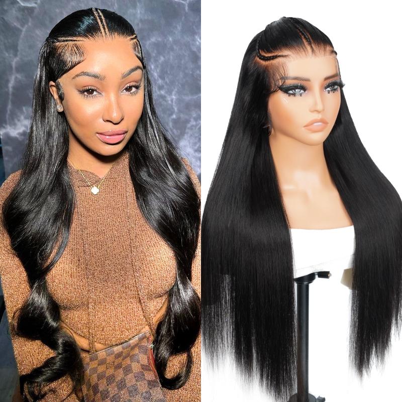 Asteria Hair Pre-Styled Straight 8x6 Lace Closure Wig with Bleached Knots -Glueless Ready to Go Wig