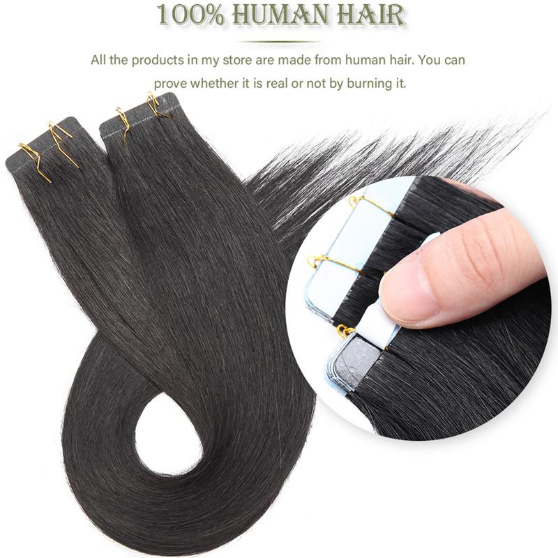 Benhair 2.5g pc 20pcs Tape In Hair Extension Natural Hair Extensions Human Hair Blonde Adhesive Skin Weft Double Sides Seamless Invisible