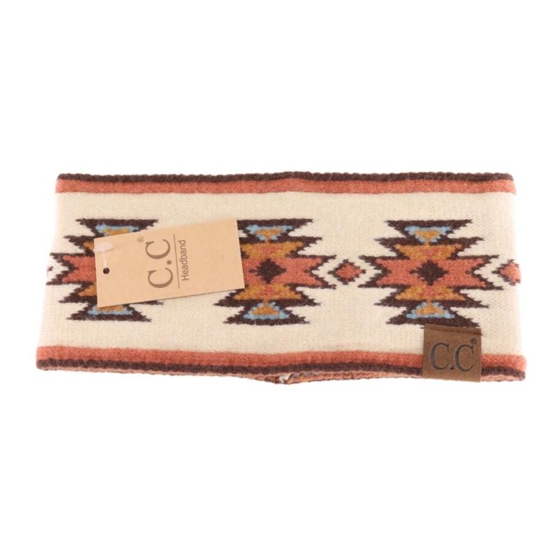 CC Brand Southwestern Print Head Wrap Women