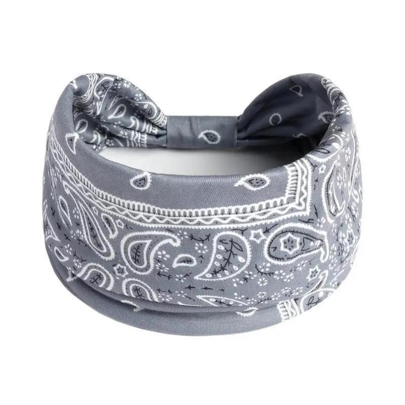 3pcs set Women Boho Paisley Print HairBand for Spring, Bohemian Knot DesignHeadband For Sports Exercise Workout,Women Sports