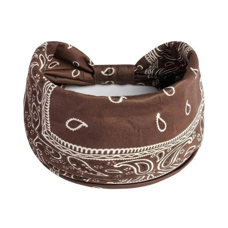 3pcs set Women Boho Paisley Print HairBand for Spring, Bohemian Knot DesignHeadband For Sports Exercise Workout,Women Sports