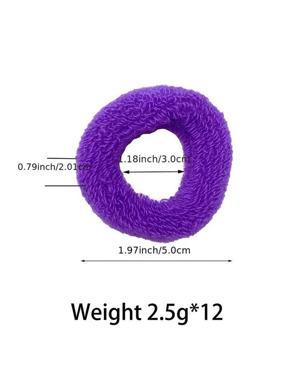 Random Color High Elastic Hair Ties, Colorful Cute Hair Ties, Hair Accessories for Women & Girls, Suitable for Thick Hair