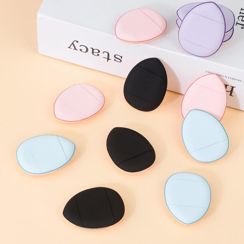 Makeup Sponge & Headband & Wristband Set, 12pcs set Water Drop & Triangle Powder Puff & Headband & Wristband, Professional Makeup Tools for Women, Makeup Products