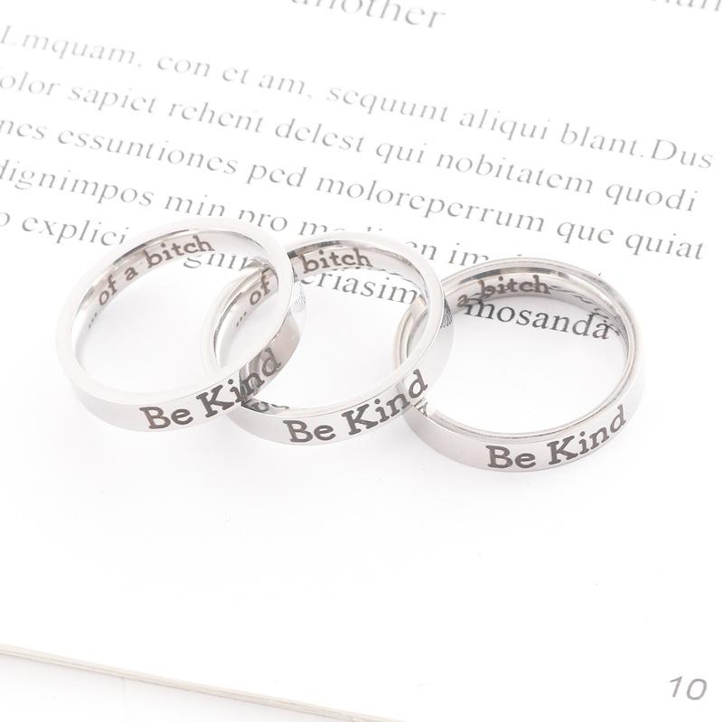 BE KIND...OF A BICH MANTRA RING