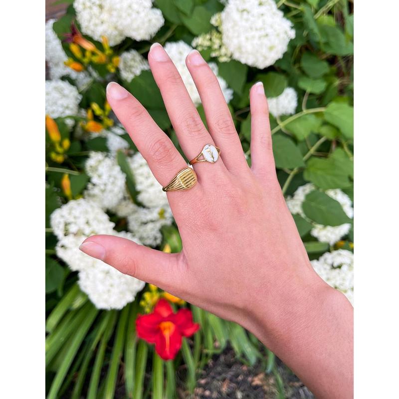 Wildflower Signet Ring