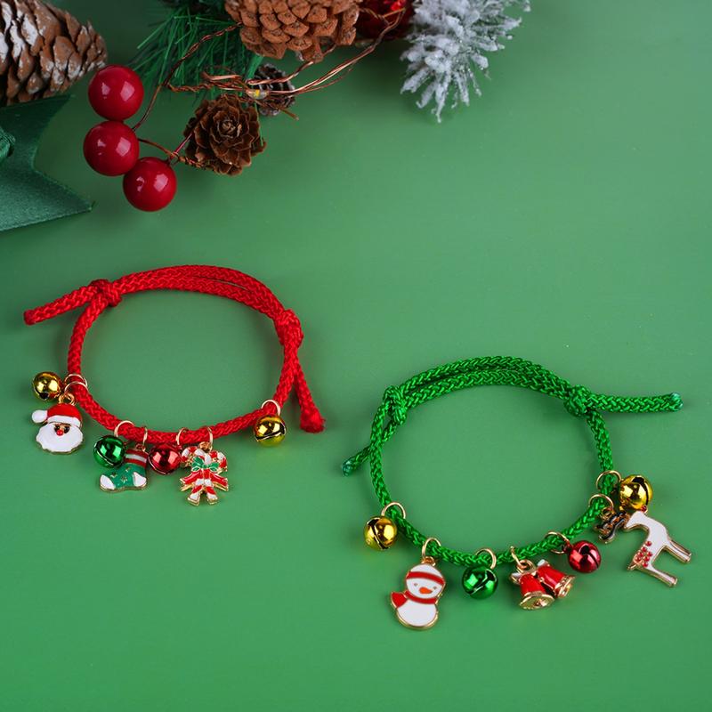 CUPSHE Christmas Jingle Bells Bracelet Set