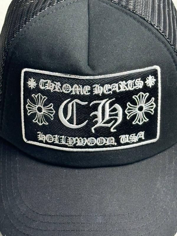 LUXURY CH Hollywood Trucker Hat – Black | suitable for going out | picnic | thick material | no need to worry about being cold in winter