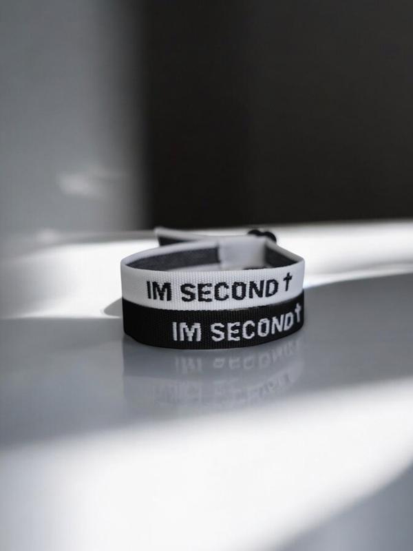 2 Pack- IM SECOND Bracelet for Promoting Humility and Selflessness