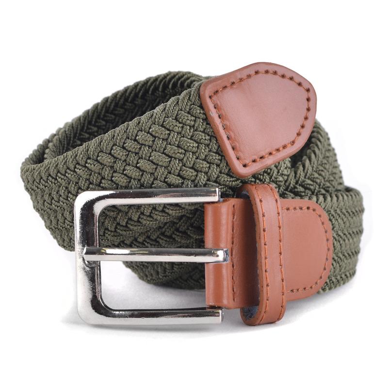 Men's Stretch Braided Woven Belts