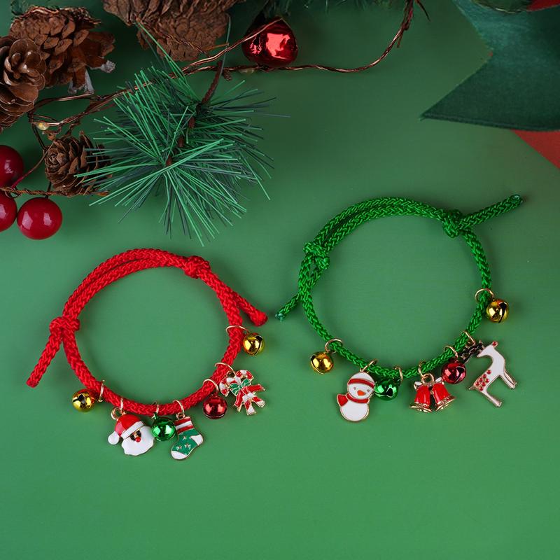 CUPSHE Christmas Jingle Bells Bracelet Set