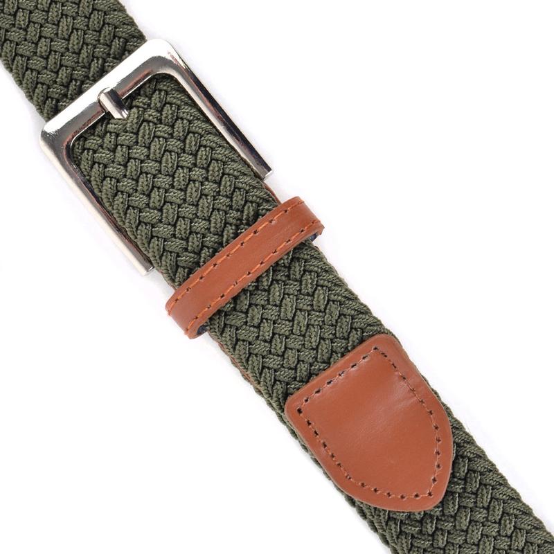 Men's Stretch Braided Woven Belts