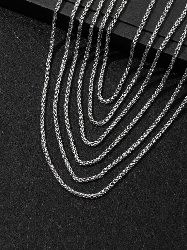 Casual Trendy Chain Necklace, Elegant Meaningful Necklace for Men & Women for Party, Daily Decor, Trendy All-match & Exquisite Jewelry for Birthday Gift