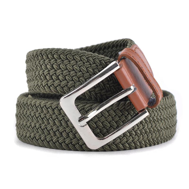 Men's Stretch Braided Woven Belts