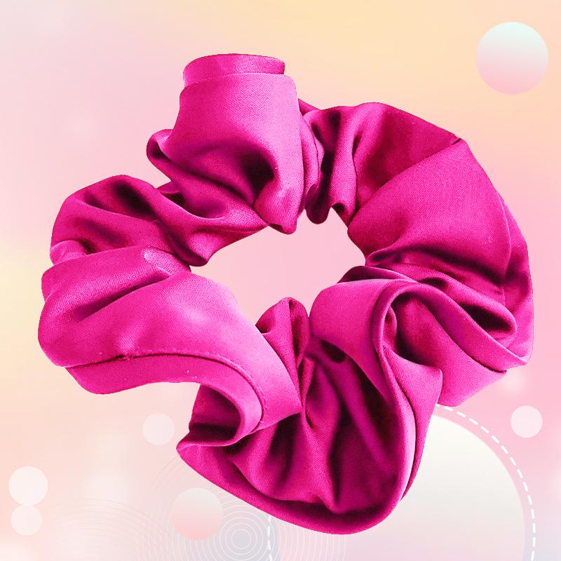 West Kiss Ties Silk Scrunchies Soft Satin Hair Scrunchies Elastic Hair Ties