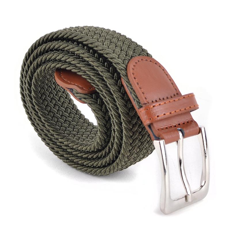 Men's Stretch Braided Woven Belts