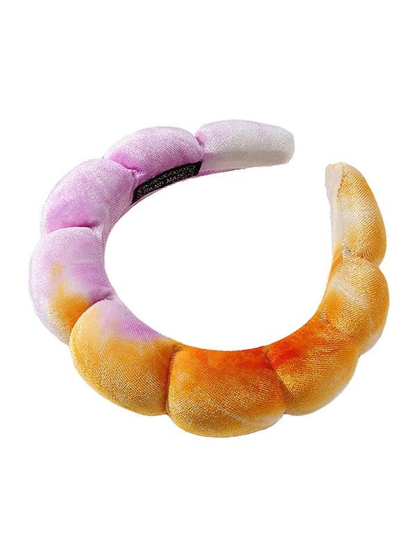 Ombre Color Sponge Hair Hoop, Cute Hair Accessories for Women & Girls, Minimalist Headwear Suitable for Thick Hair