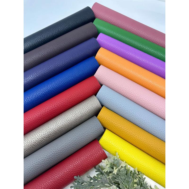 Wholesale  faux leather sheets 16 solid colors faux leather sheets.S21 listing