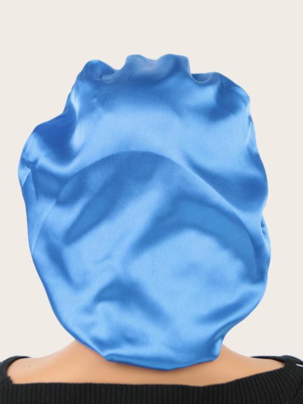 Men's Sleeping Cap, Solid Color Satin Hair Bonnet for Men, Hair Protector Cap for Men, Solid Color Satin Hair Bonnet for Sleeping, Night Sleeping Cap