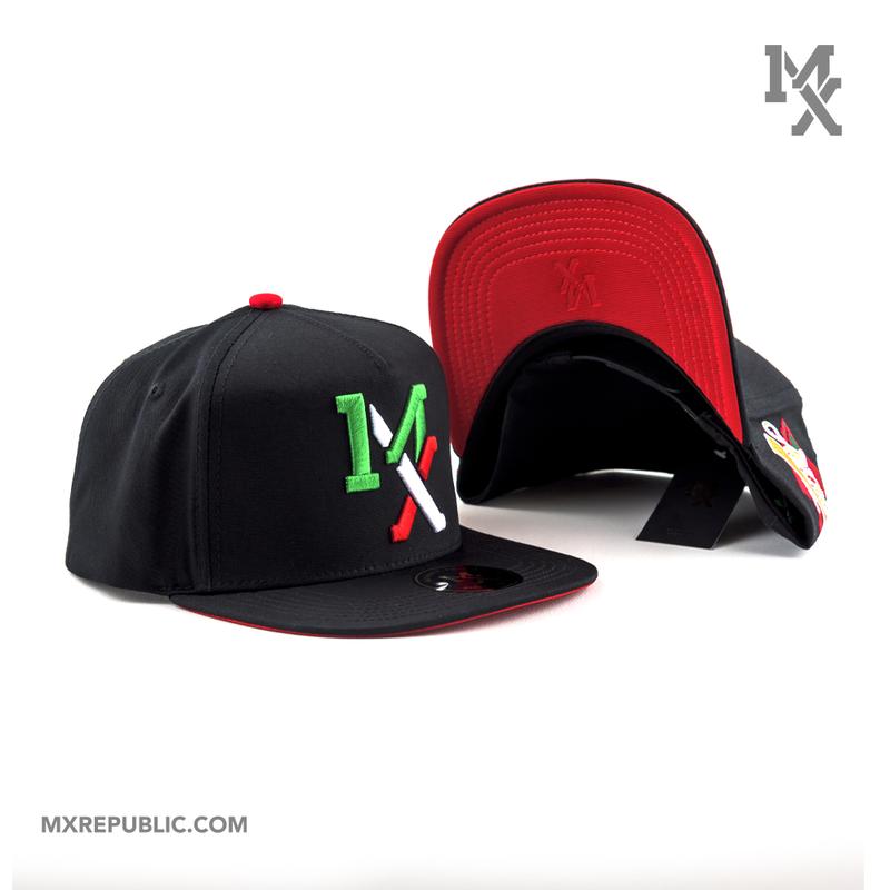 MX Republic Tricolor Premium Snapback Hat Authentic