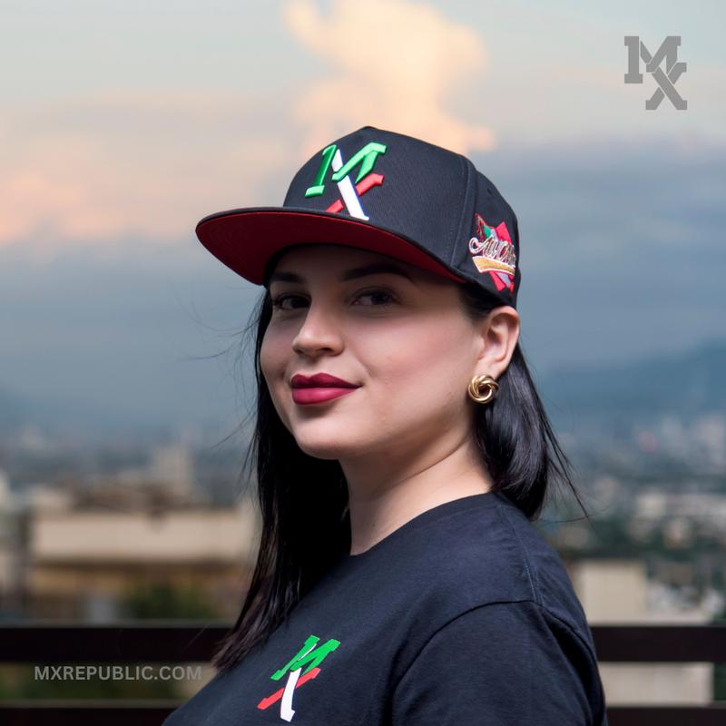 MX Republic Tricolor Premium Snapback Hat Authentic