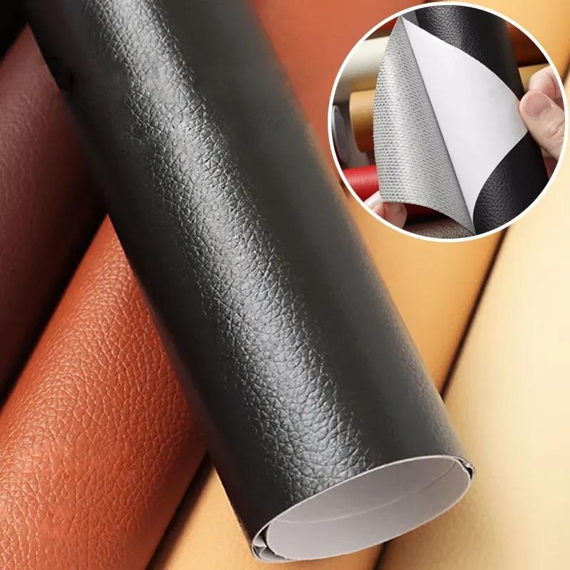 50*137cm Self Adhesive Leather for Sofa Repair Patches Furniture Table Chair Sticker Car Seat Bag Shoe Bed Fix Mend PU Artificial Leather