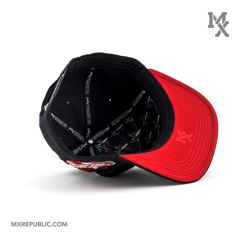 MX Republic Tricolor Premium Snapback Hat Authentic