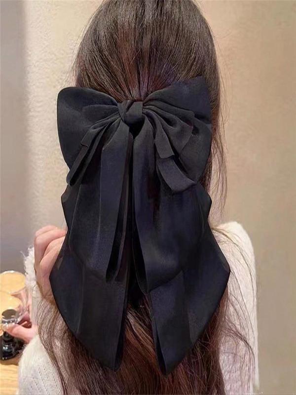 Women's Elegant Bowknot Design Hair Claw, Cute Trendy Hair Claw, Fashionable Hair Accessories for Women & Girls